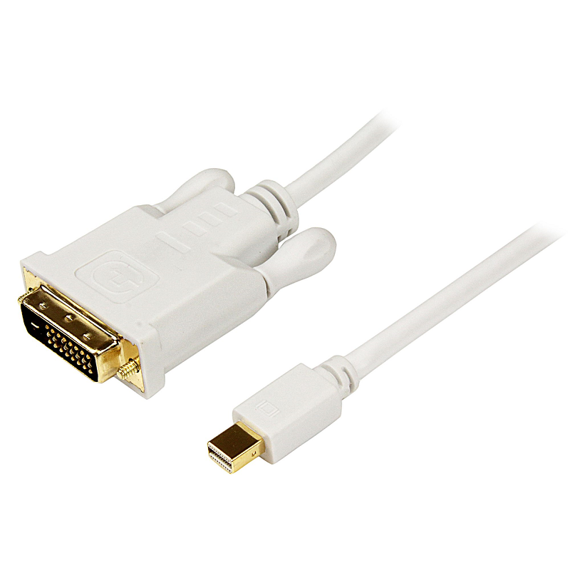 StarTech MDP2DVIMM3W 3 ft Mini DisplayPort to DVI Adapter Converter Cable